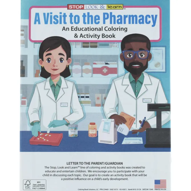 A Visit to the Pharmacy Coloring Book