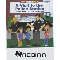 A Visit to the Police Station Coloring Book