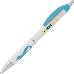 Awareness Ribbon Grip Pen - Full Color