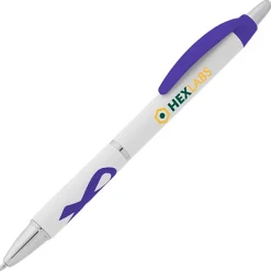 Awareness Ribbon Grip Pen - Full Color