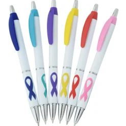 Awareness Ribbon Grip Pen - Full Color