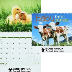 Baby Farm Animals Calendar - Spiral