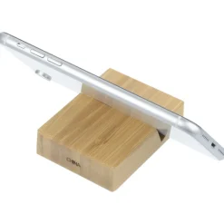 Bamboo Block Phone Stand