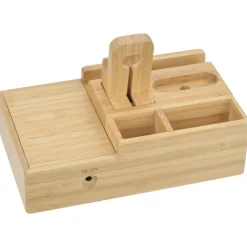 Bamboo Fast Wireless Charging Dock Station