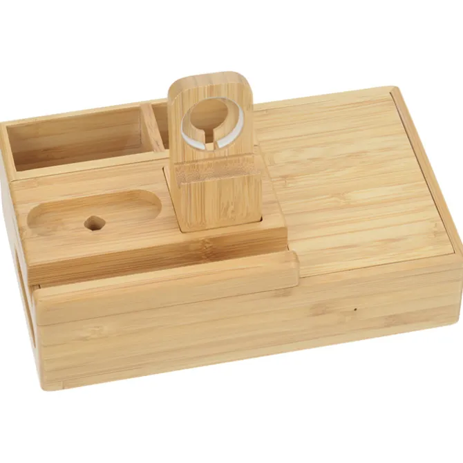 Bamboo Fast Wireless Charging Dock Station
