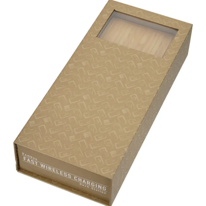 Bamboo Fast Wireless Charging Dock Station