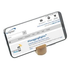 Bamboo Phone Stand and Cable Organizer