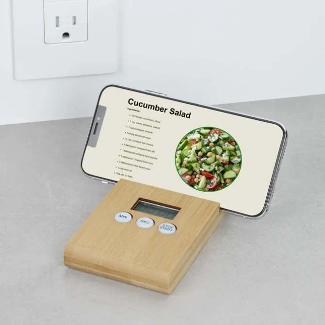 Bamboo Timer & Stand