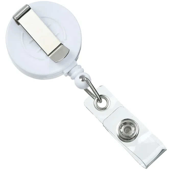 Bamboo Touch Retractable Badge Holder