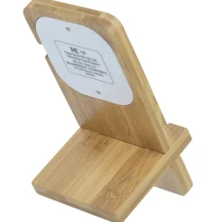 Bamboo Wireless Charger Phone Stand