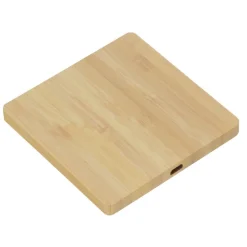 Bamboo Wireless Charging Pad with Hub