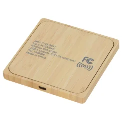 Bamboo Wireless Charging Pad with Hub - 24 hr