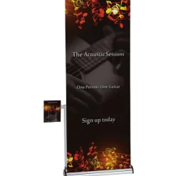 Barracuda Retractable Banner Display with Literature Pocket