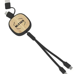 Benny Retractable Duo Charging Cable