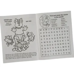 Be Smart, Say No To Strangers Coloring Book