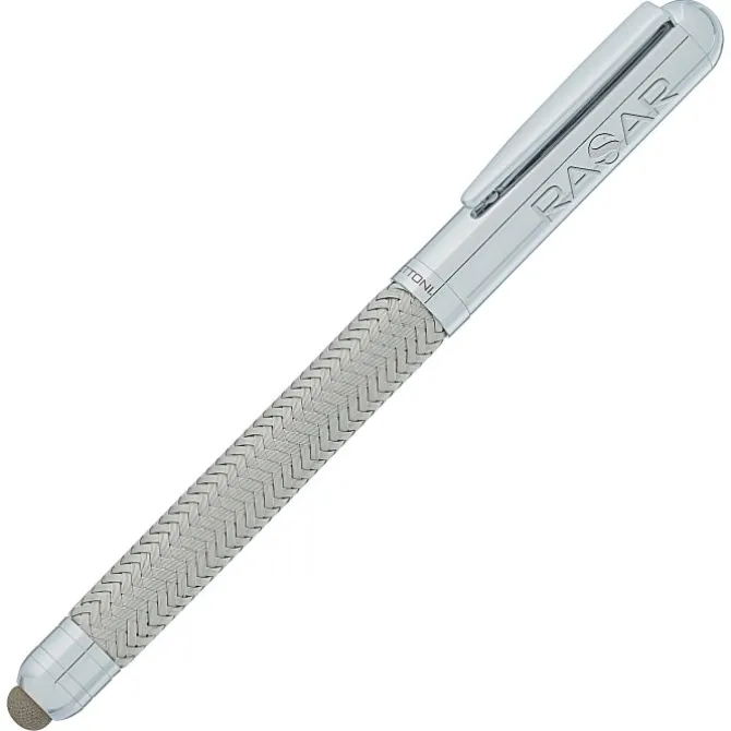 Bettoni Woven Mesh Rollerball Stylus Metal Pen
