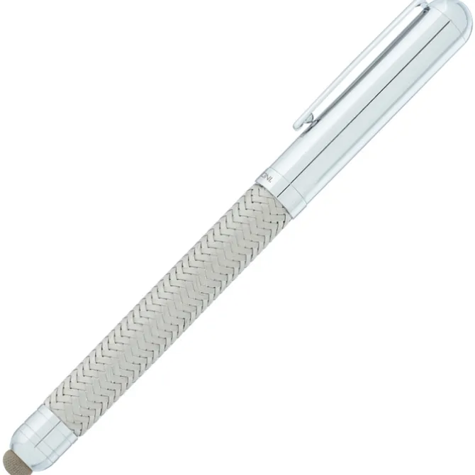 Bettoni Woven Mesh Rollerball Stylus Metal Pen - 24 hr