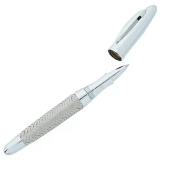 Bettoni Woven Mesh Rollerball Metal Pen