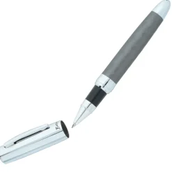 Bettoni Woven Texture Rollerball Metal Pen - 24 hr