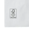 Beverage Napkin - 1-ply - White - Linen Embossed