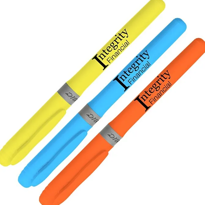 Bic Brite Liner Highlighter with Grip - 3 Pack