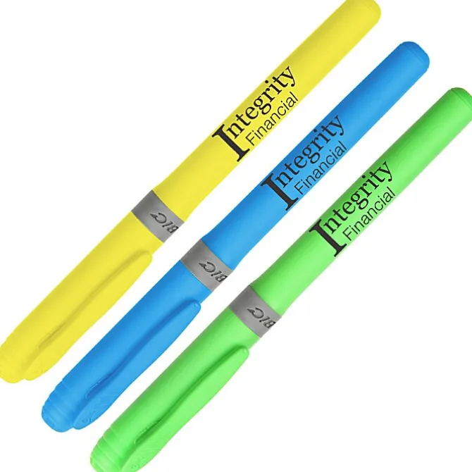Bic Brite Liner Highlighter with Grip - 3 Pack
