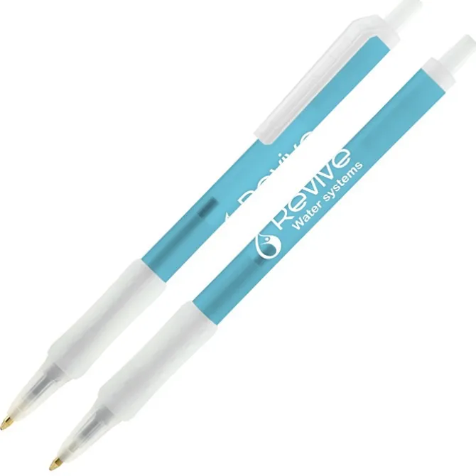 Bic Clic Stic Ice Pen with Rubber Grip