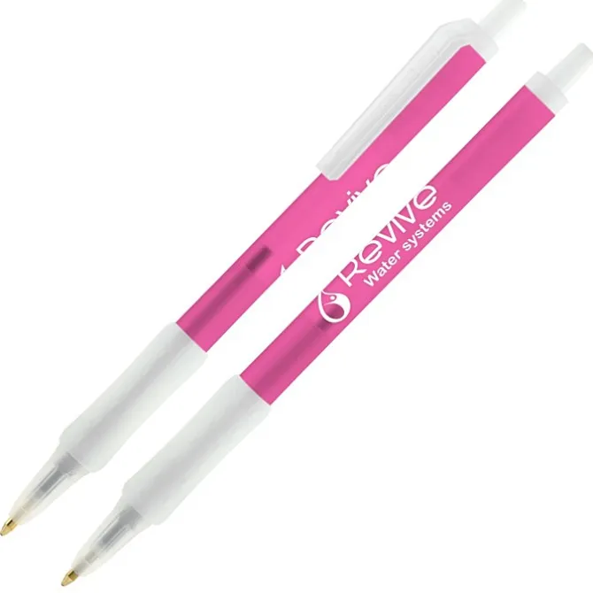 Bic Clic Stic Ice Pen with Rubber Grip