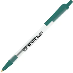 Bic Clic Stic Pen - Clear - 24 hr