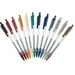 Bic Clic Stic Pen - Clear - 24 hr