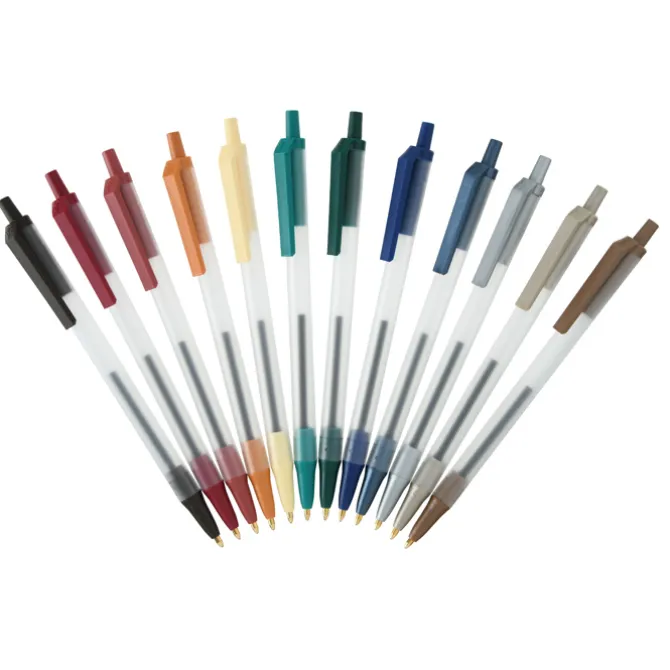 Bic Clic Stic Pen - Clear - 24 hr