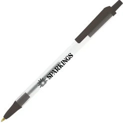 Bic Clic Stic Pen - Clear - 24 hr