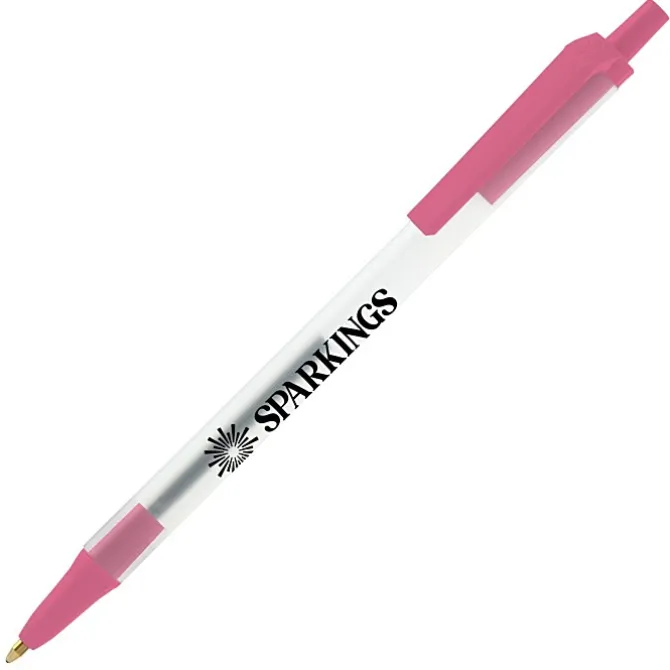 Bic Clic Stic Pen - Clear - 24 hr