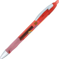 Bic Ferocity Clic Gel Pen - Translucent - Full Color