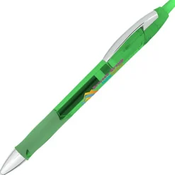 Bic Ferocity Clic Gel Pen - Translucent - Full Color
