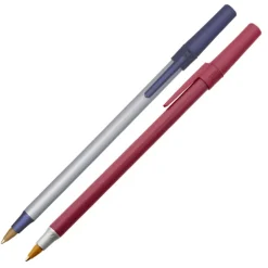 Bic Round Stic Pen - Metallic - 24 hr