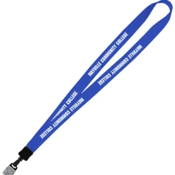 Big Lanyard - 7/8 inches - 36 inches - Large Metal Bulldog Clip