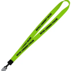 Big Lanyard - 7/8 inches - 36 inches - Large Metal Bulldog Clip