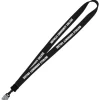 Big Lanyard - 7/8 inches - 34 inches - Large Metal Bulldog Clip