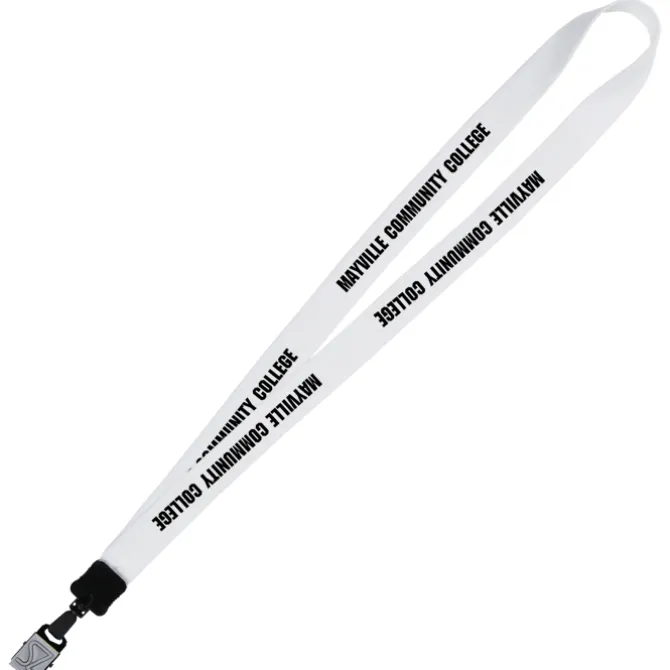 Big Lanyard - 7/8 inches - 34 inches - Large Metal Bulldog Clip