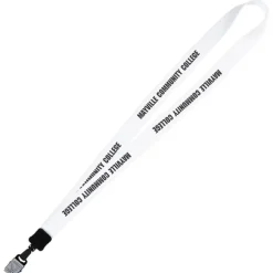 Big Lanyard - 7/8 inches - 34 inches - Large Metal Bulldog Clip