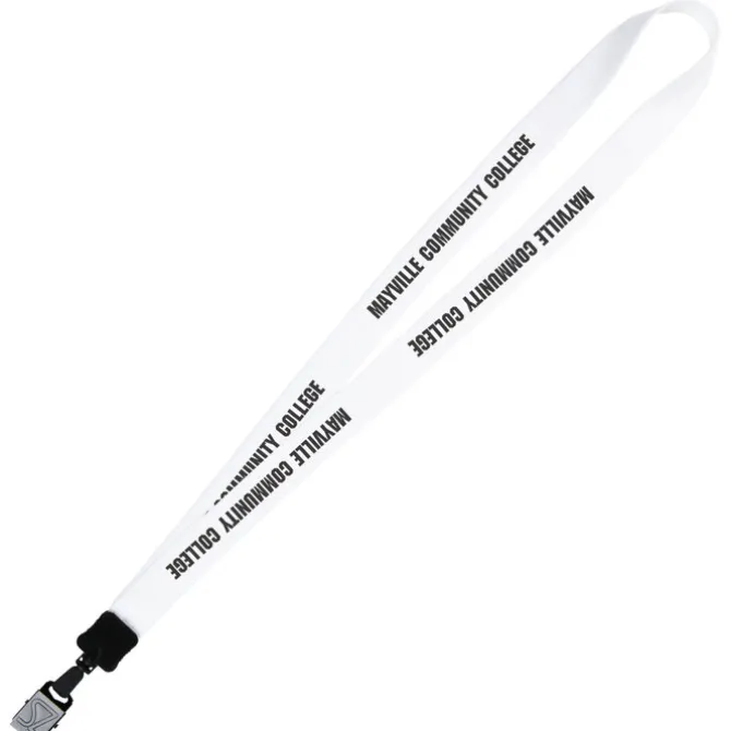 Big Lanyard - 7/8 inches - 34 inches - Large Metal Bulldog Clip