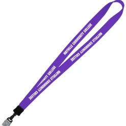 Big Lanyard - 7/8 inches - 34 inches - Large Metal Bulldog Clip