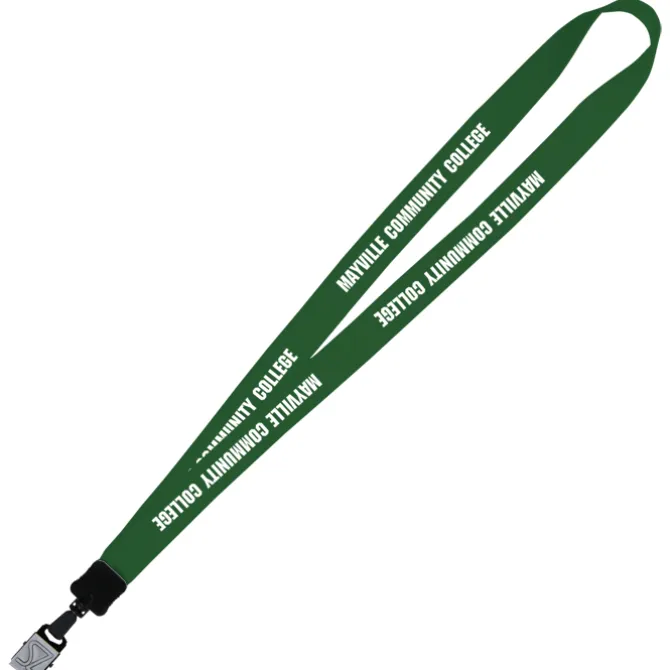 Big Lanyard - 7/8 inches - 34 inches - Large Metal Bulldog Clip