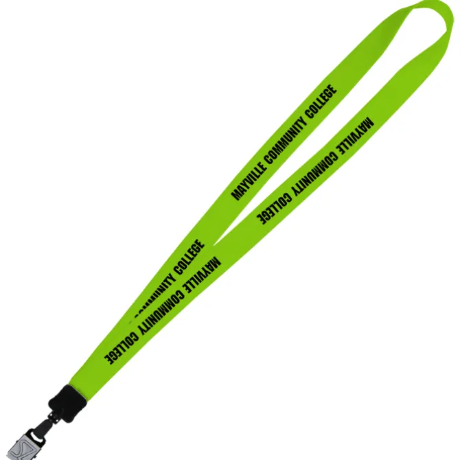 Big Lanyard - 7/8 inches - 34 inches - Large Metal Bulldog Clip