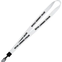 Big Lanyard - 7/8 inches - 32 inches - Large Metal Bulldog Clip