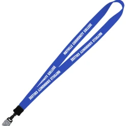 Big Lanyard - 7/8 inches - 32 inches - Large Metal Bulldog Clip