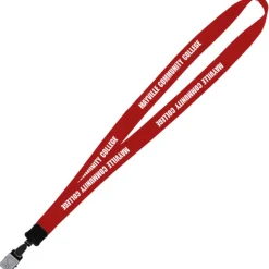 Big Lanyard - 7/8 inches - 32 inches - Large Metal Bulldog Clip - 24 hr