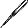 Big Lanyard - 7/8 inches - 34 inches - Large Metal Bulldog Clip - 24 hr