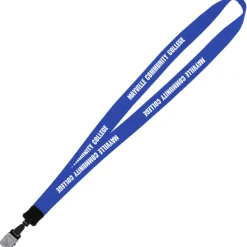 Big Lanyard - 7/8 inches - 34 inches - Large Metal Bulldog Clip - 24 hr